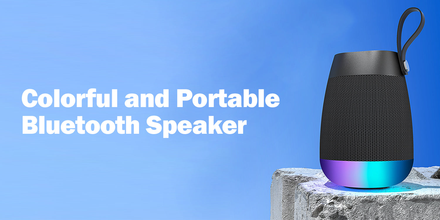 Load video: URBANELO Portable LED Light Up Bluetooth Wireless Speakers